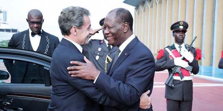 Sakozy et son ami Ouattara